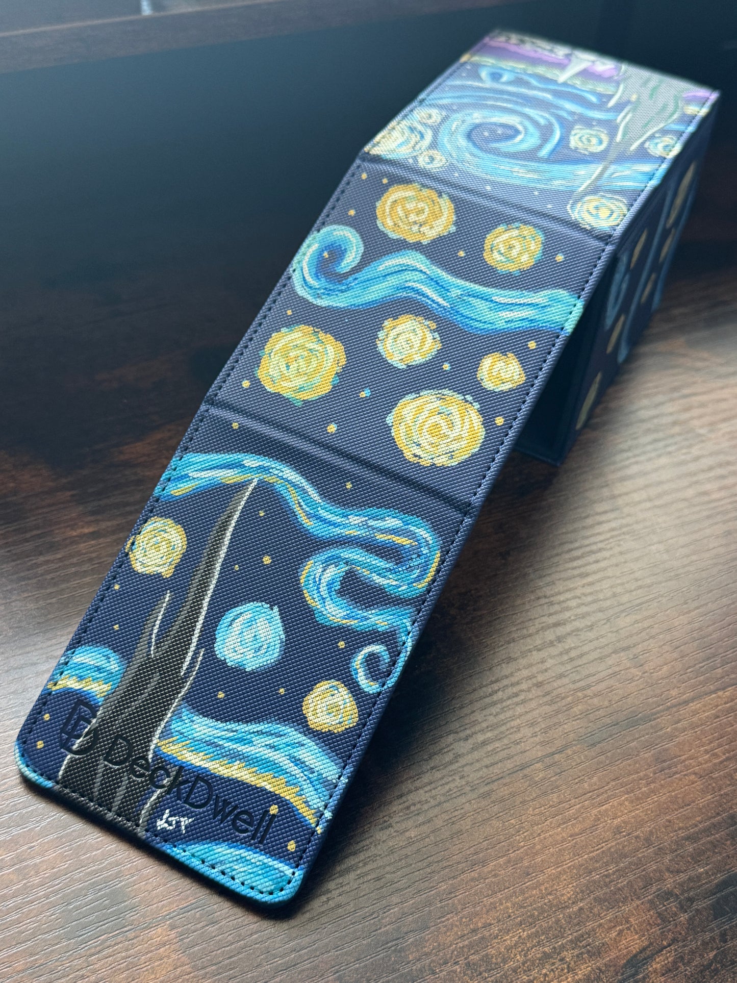 *Pre- Order only* Starry Night Inspired Hand Painted Deck Box