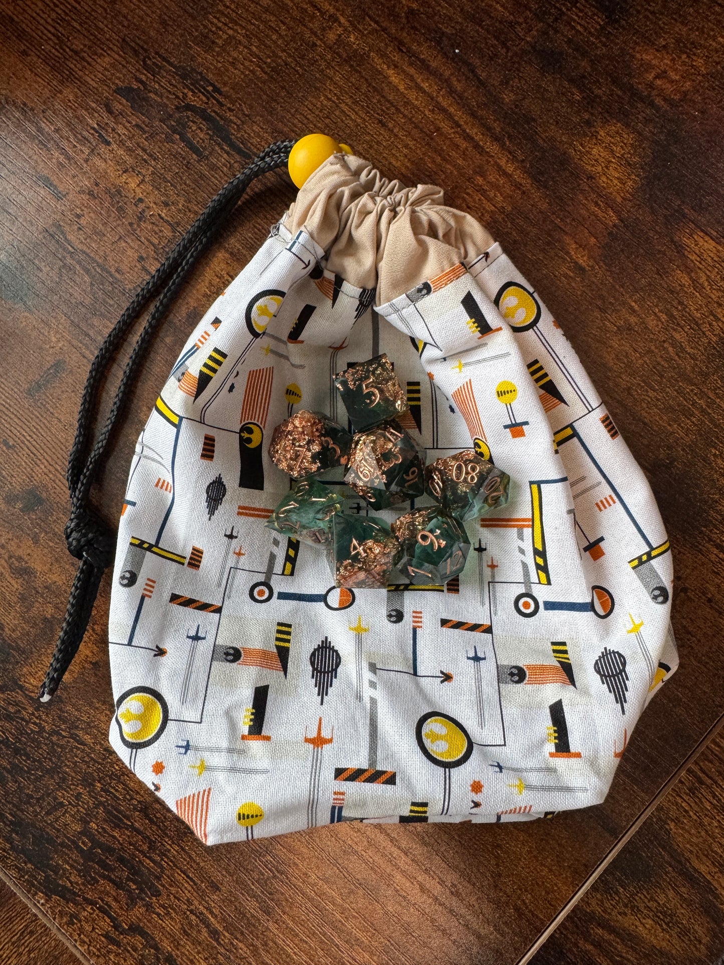 Resistance Hand made Dice Bag