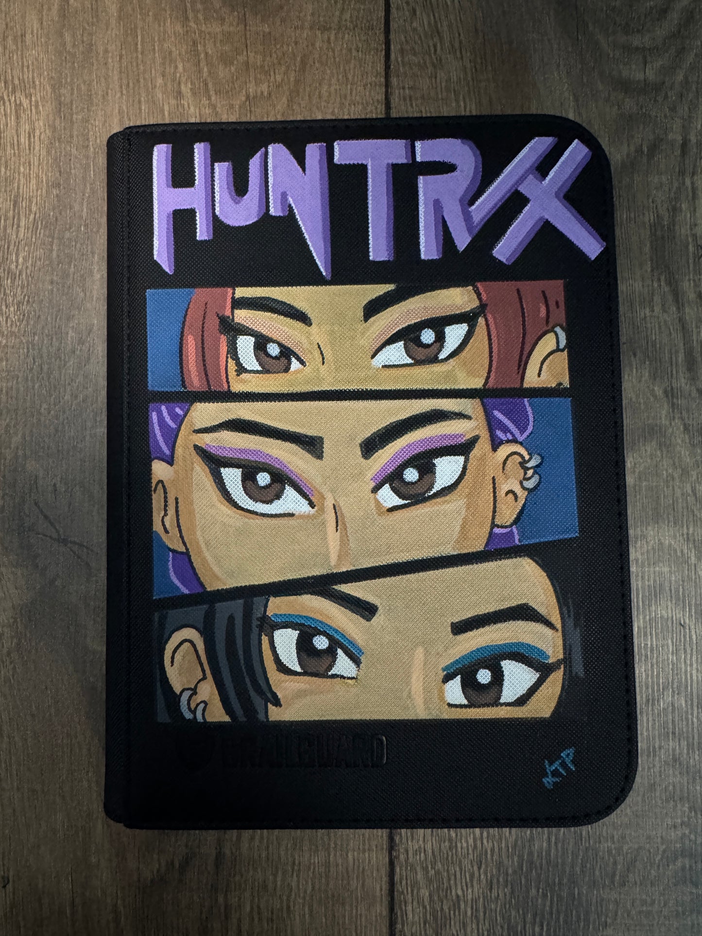 Huntrix inspired Hand painted 4 Pocket Binder! KPDH