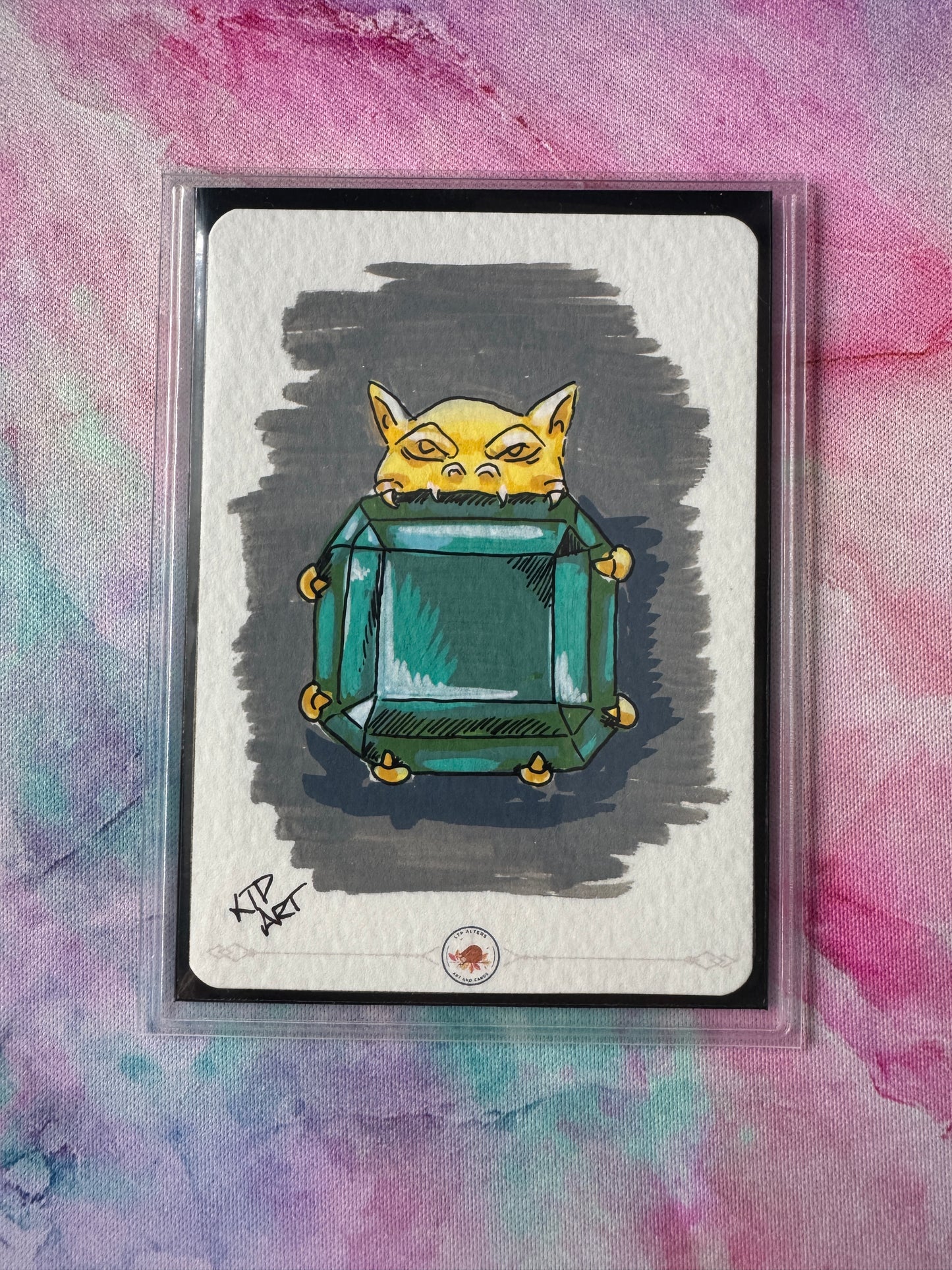 Original Colour Sketch - Mox Emerald