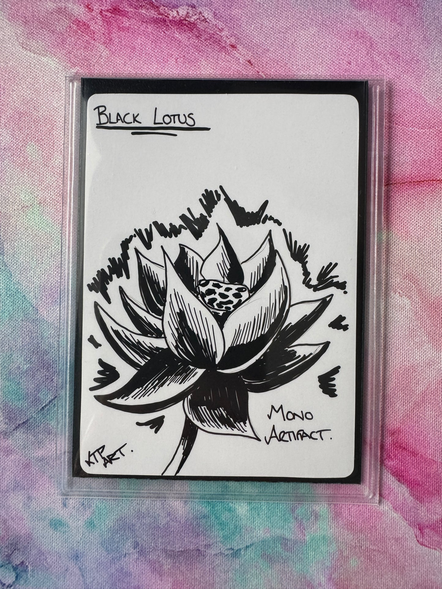 Original Sketch - MTG Black Lotus