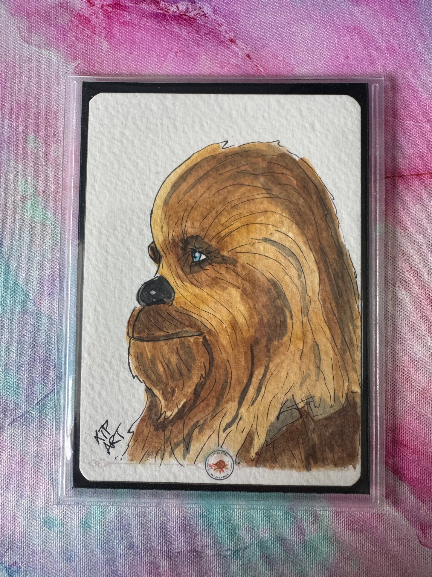 Original Colour Sketch - Star Wars Chewy
