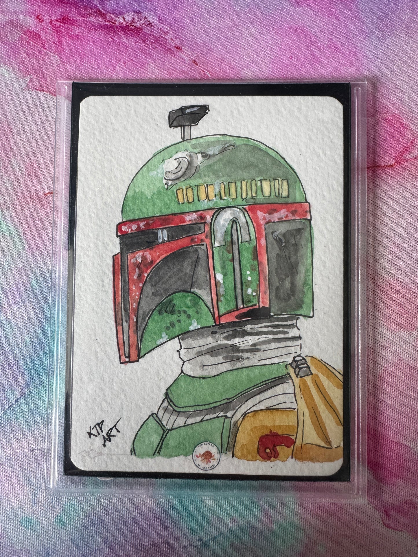 Original Colour Sketch - Star Wars Boba Fett