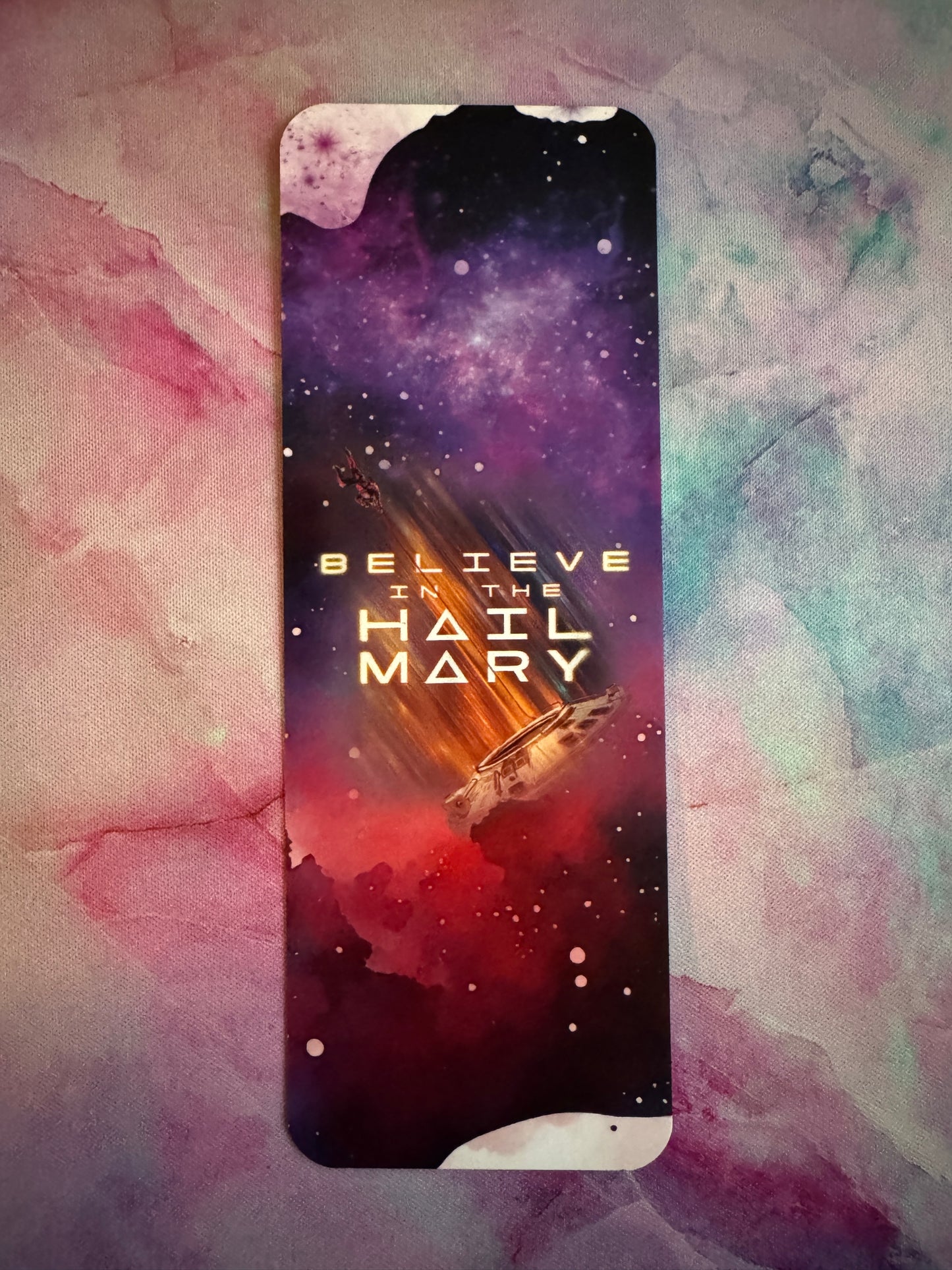 Believe in the Hail Mary bookmark
