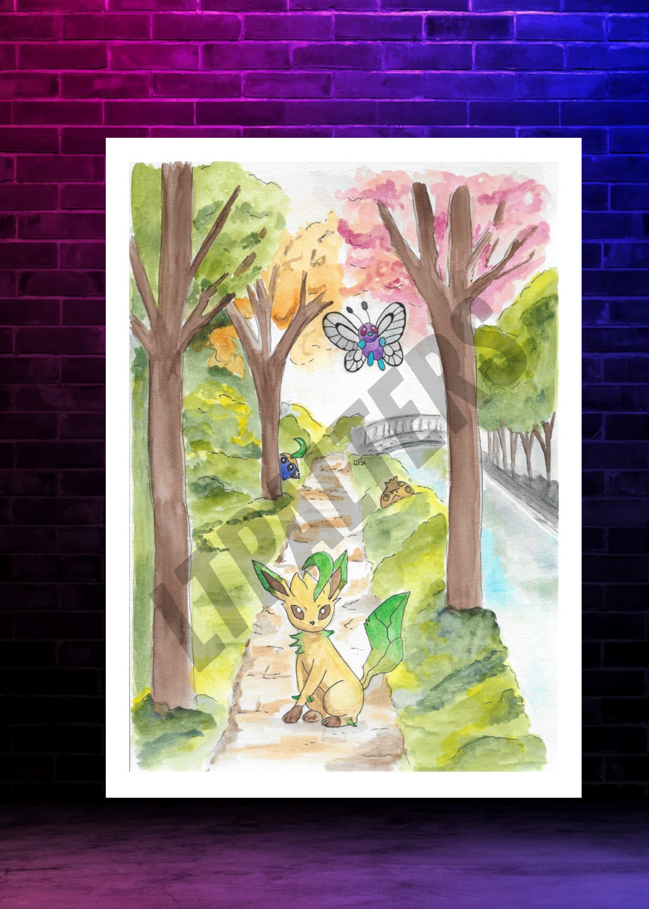 Leafeon Art Print