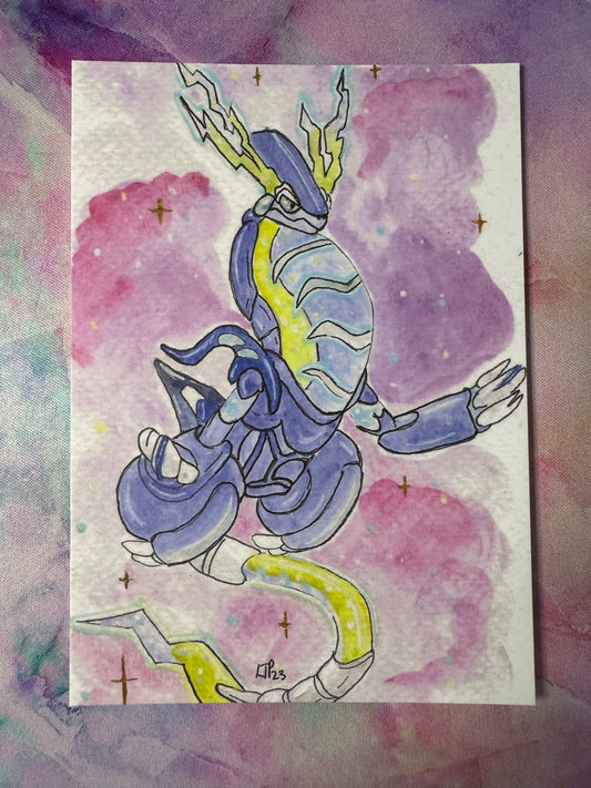 Moraidon  A6 Art Print