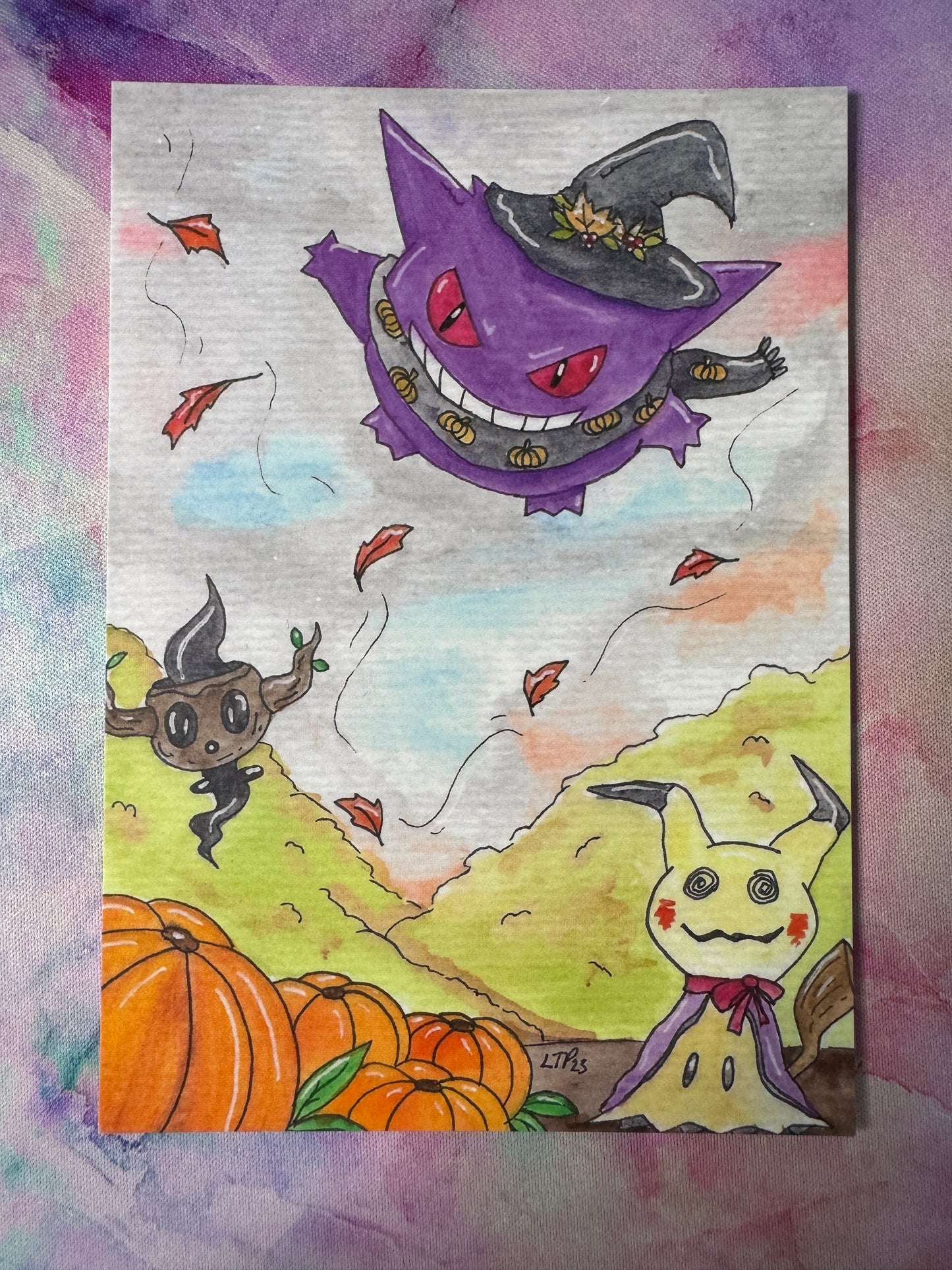 Spooky Halloween A6 Art Print