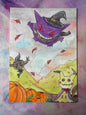 Spooky Halloween A6 Art Print