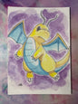 Dragonite A6 Art Print