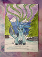Glaceon A6 Art Print