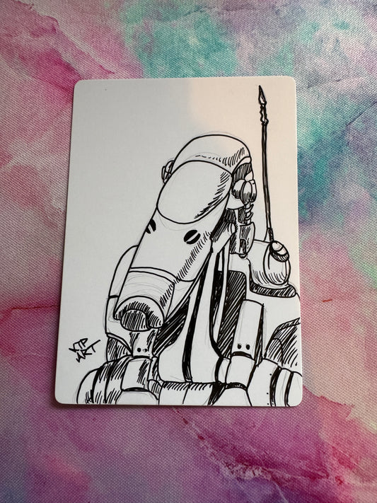 Original Sketch - Droid