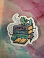 Fantasy Book Stack Sticker