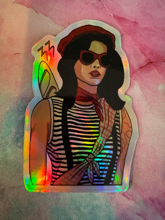 Lune Foil Sticker
