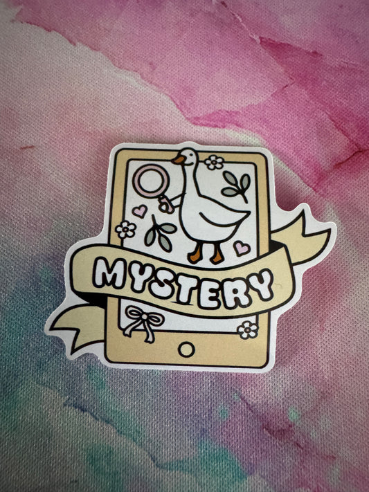 Mystery Kindle Sticker