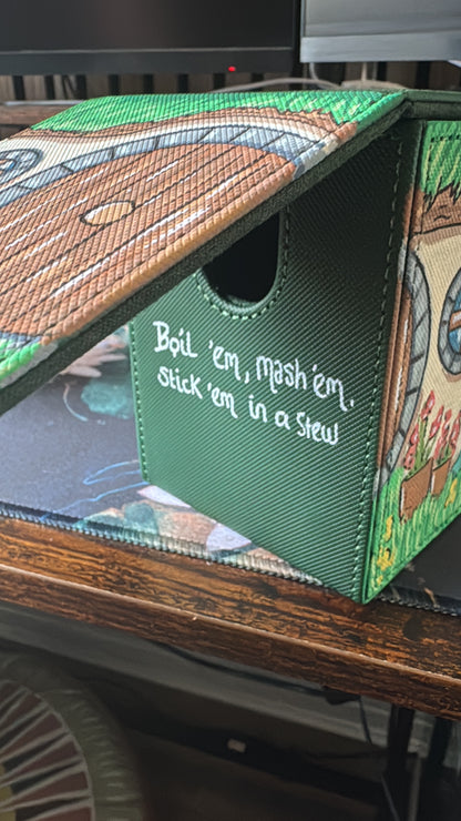 *Pre- Order only* The Hobbit Inspired Hand Painted Deck Box June Batch
