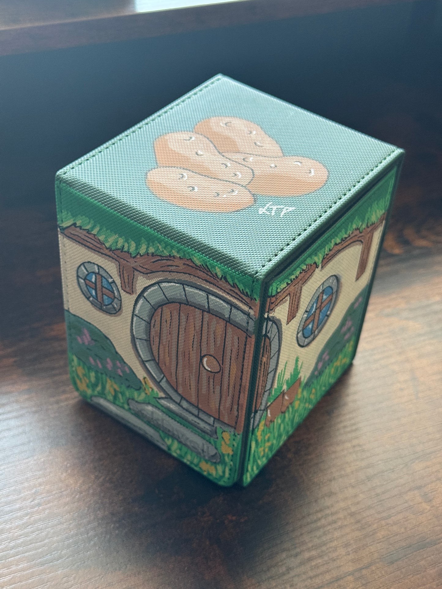 *Pre- Order only* The Hobbit Inspired Hand Painted Deck Box June Batch
