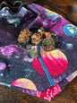 Glitter Galaxy Hand made Dice Bag