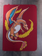 Charizard Hand painted 9 Pocket Binder!