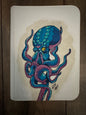Kraken Hand painted 4 Pocket Binder!