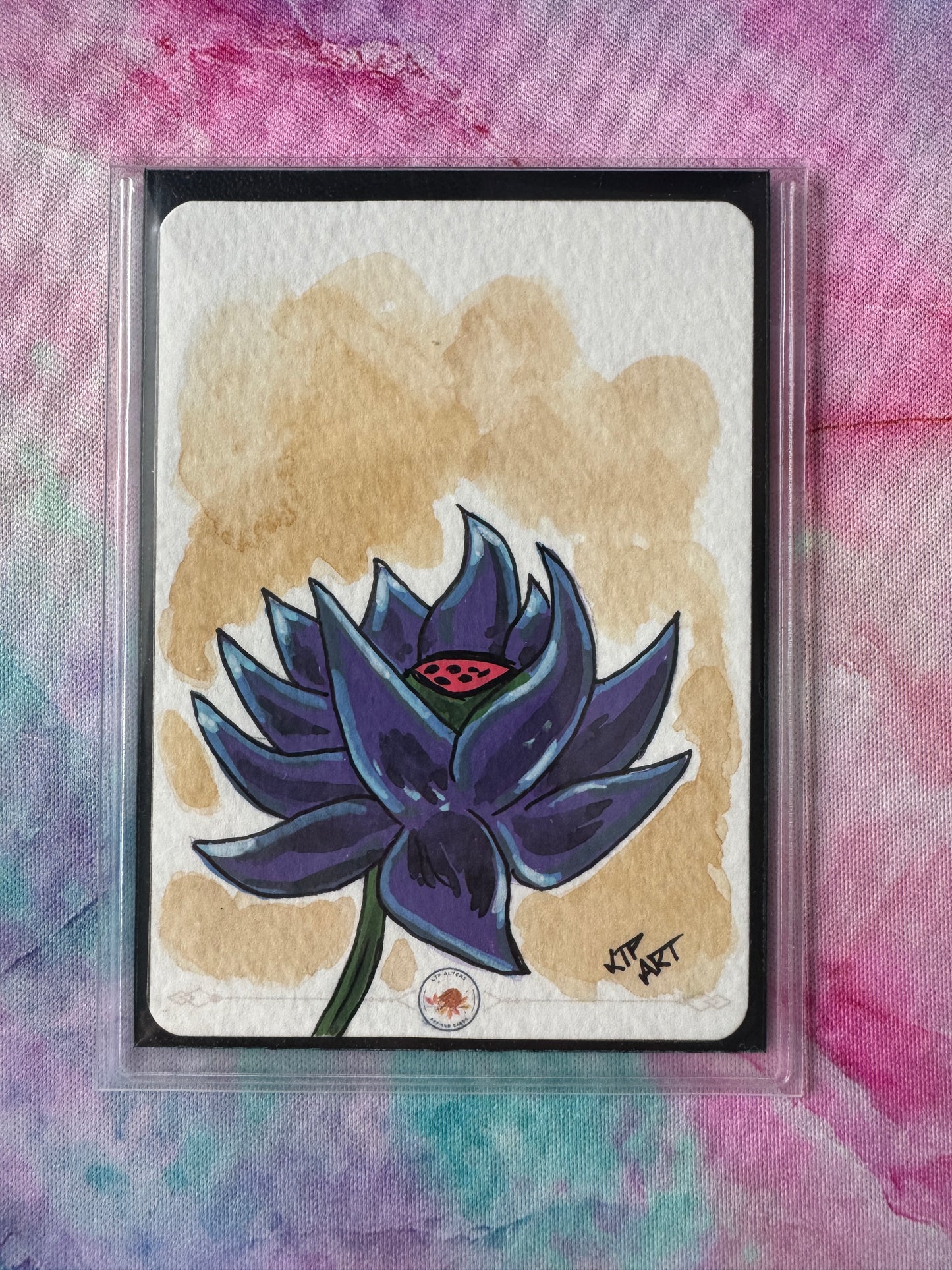 Original Colour Sketch - Black Lotus