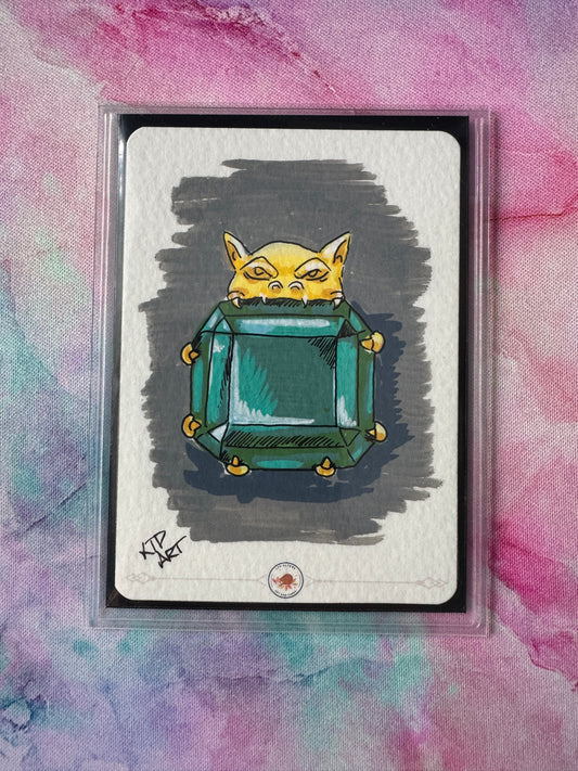 Original Colour Sketch - Mox Emerald