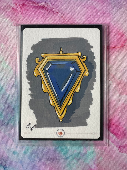 Original Colour Sketch - Mox Sapphire