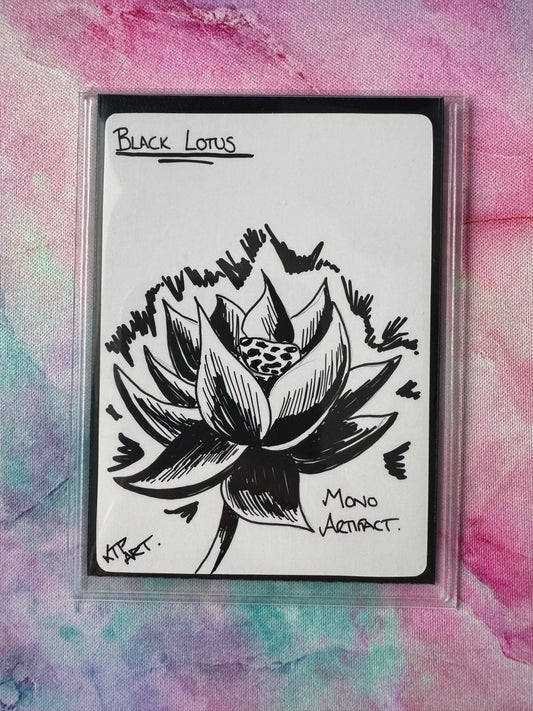 Original Sketch - MTG Black Lotus