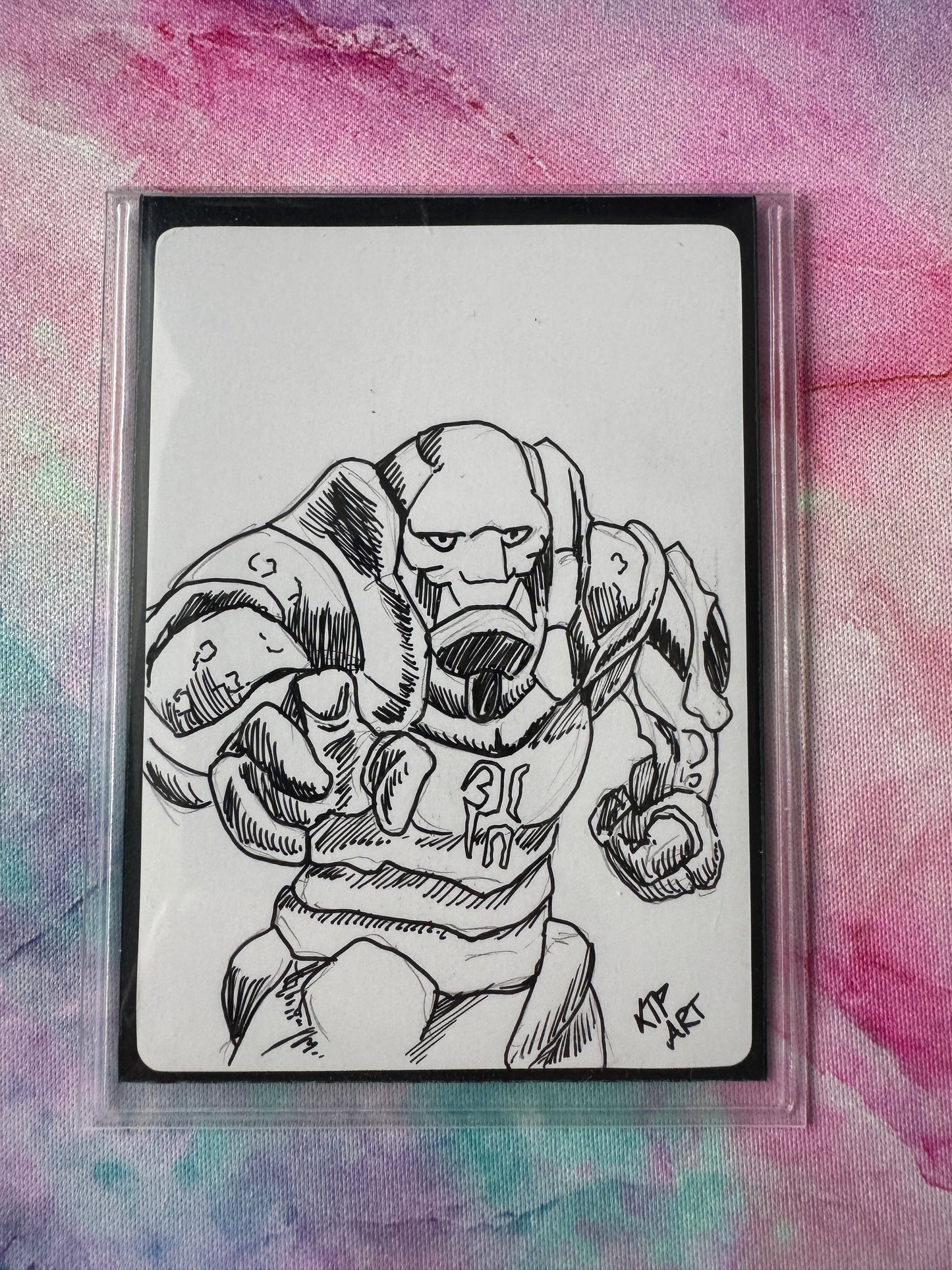 Original Sketch - MTG Karn