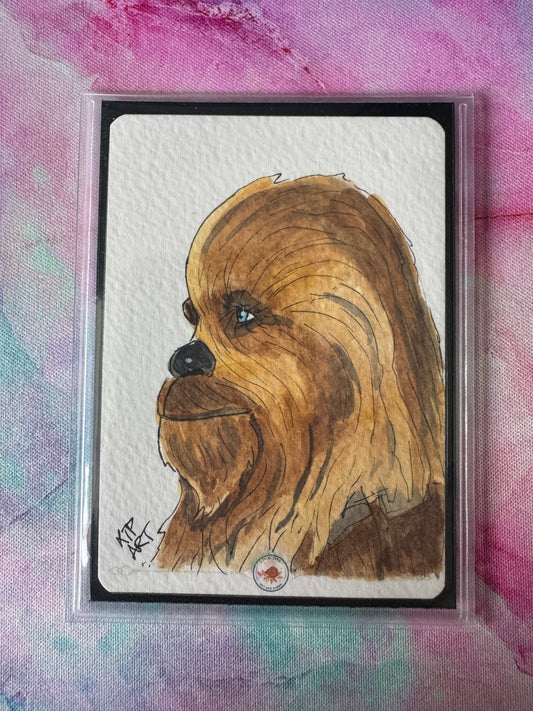 Original Colour Sketch - Star Wars Chewy