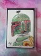 Original Colour Sketch - Star Wars Boba Fett