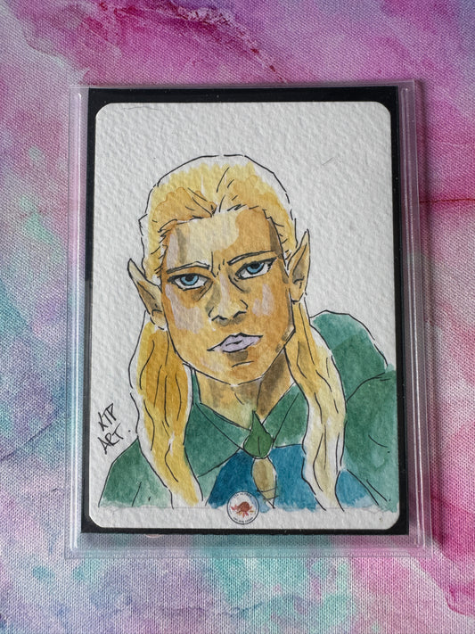 Original Colour Sketch - LOTR Legolas