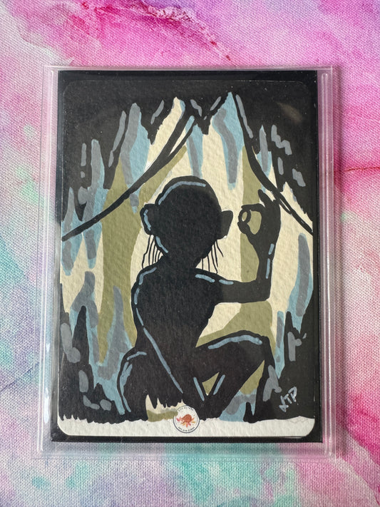 Original Colour Sketch - LOTR Gollum