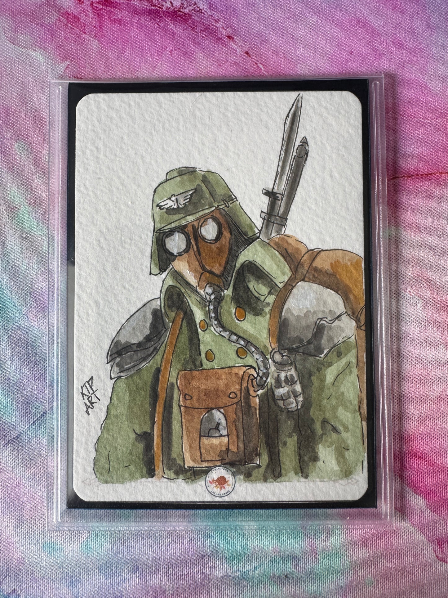 Original Colour Sketch - WH40K Imperial Guard