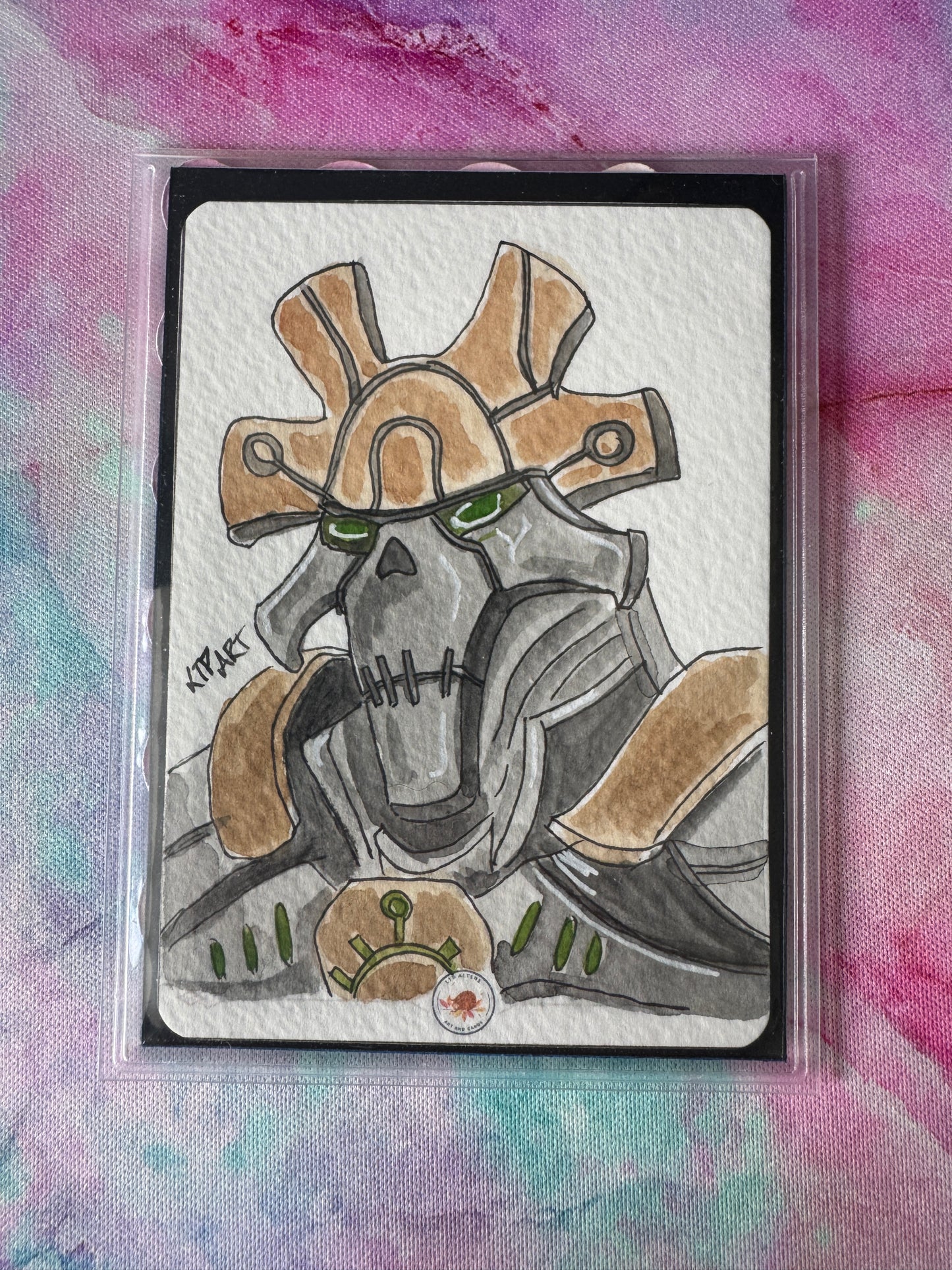 Original Colour Sketch - WH40K Necron