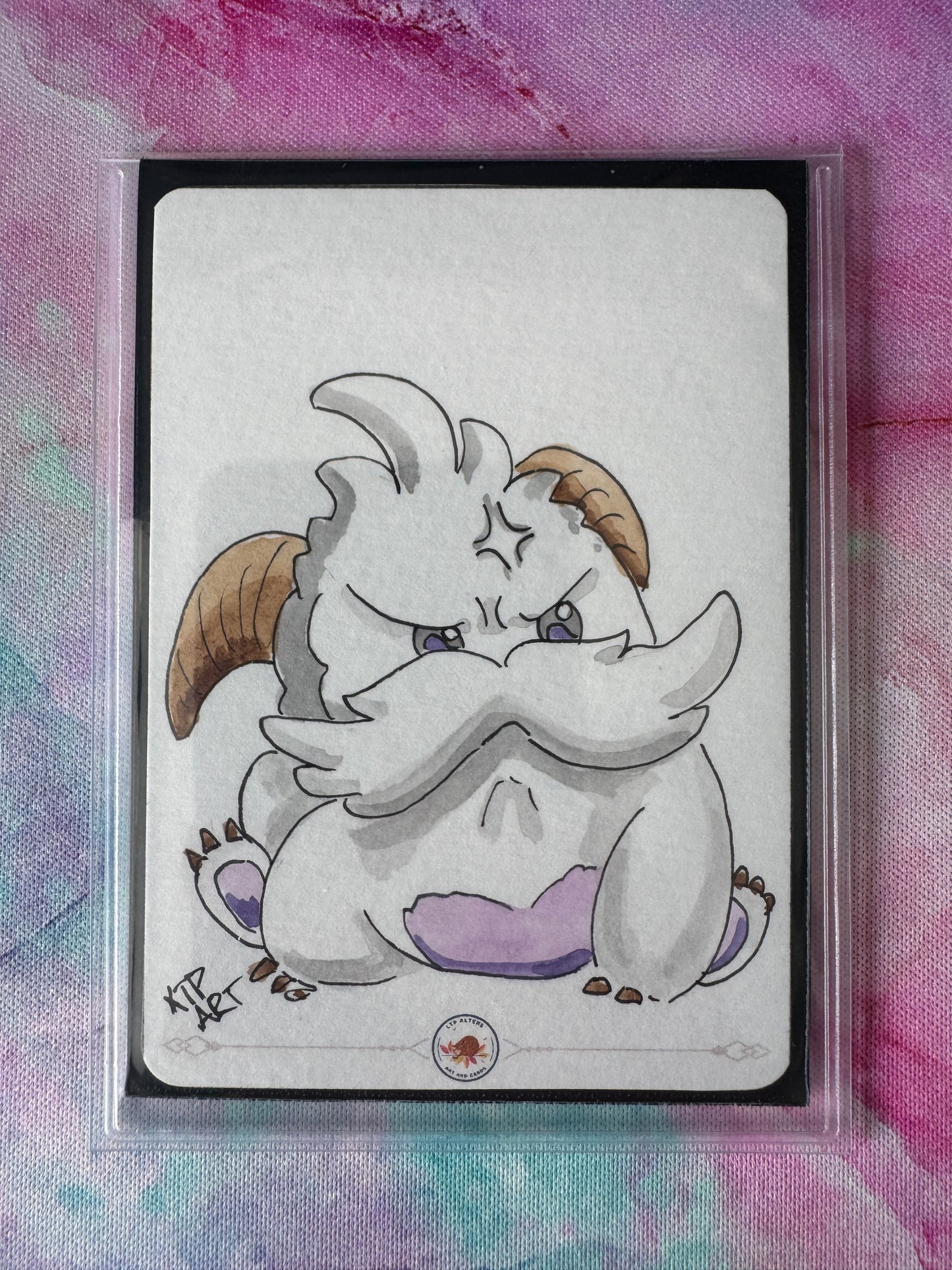 Original Colour Sketch - LoL Poro 4