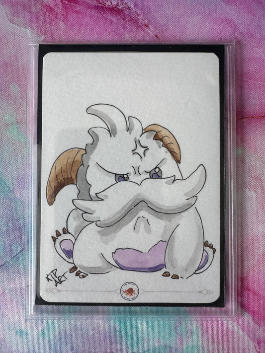 Original Colour Sketch - LoL Poro 4