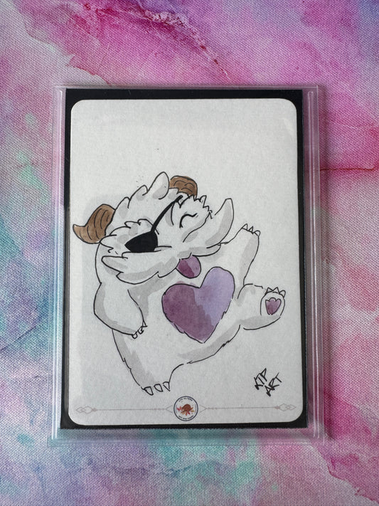 Original Colour Sketch - LoL Poro 2