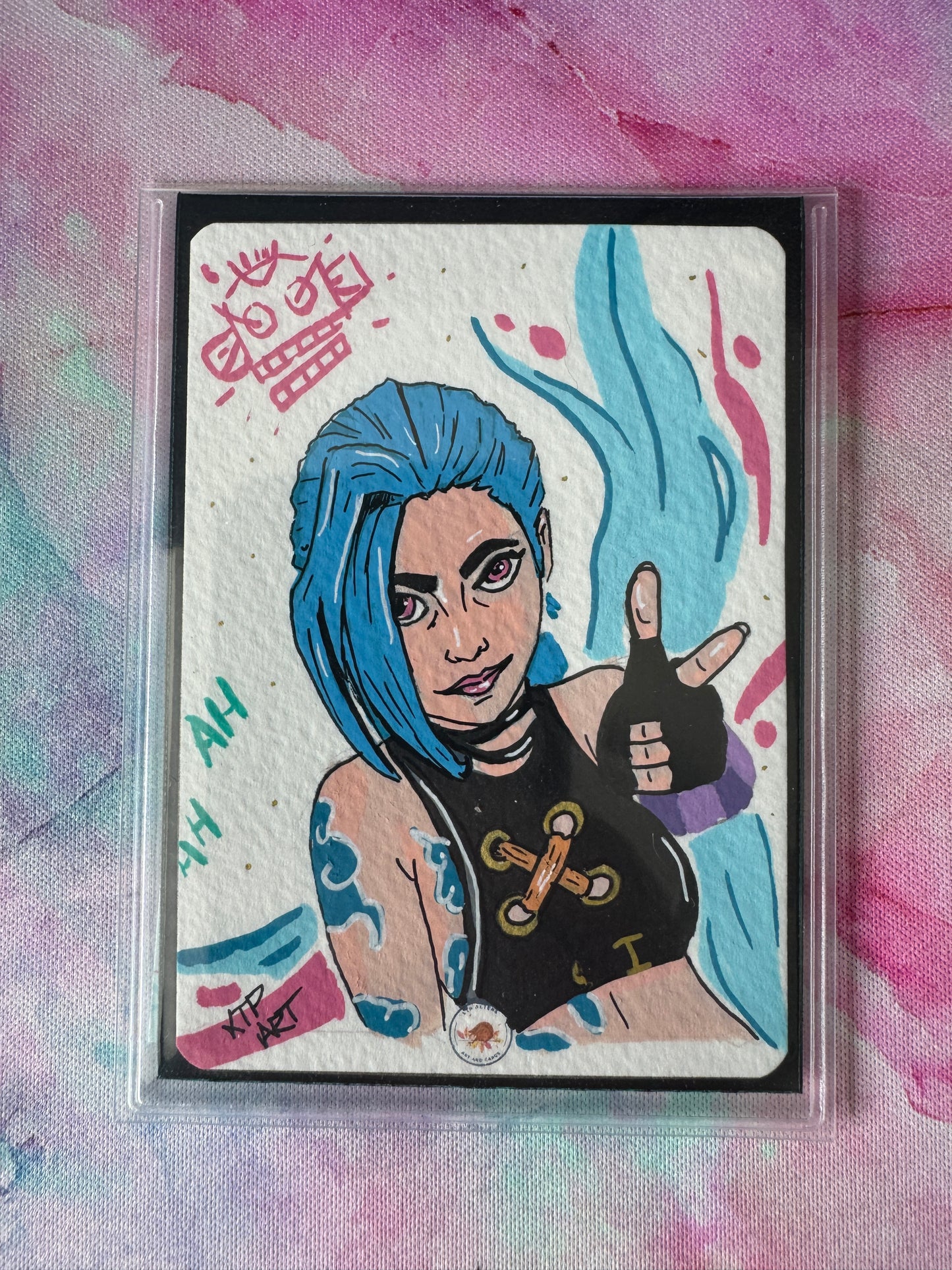 Original Colour Sketch - Arcane Jinx