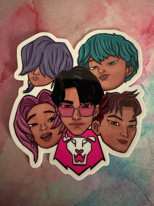 K-POP Demon Hunters Saja Boys non foil