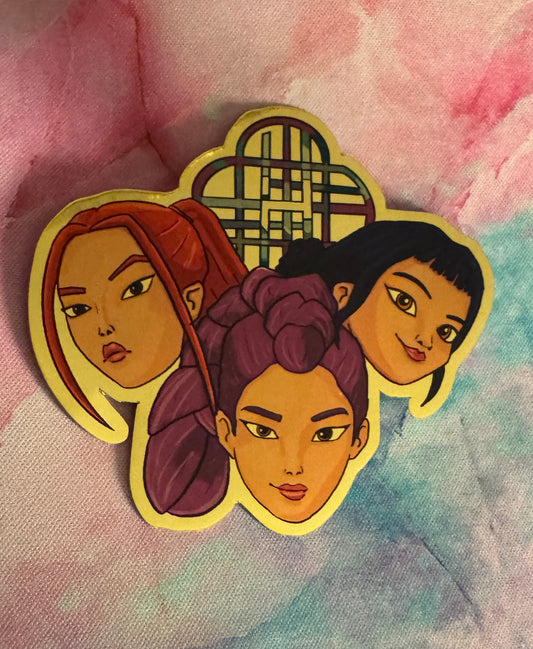 K-POP Demon Hunters Huntrix Gold Foil